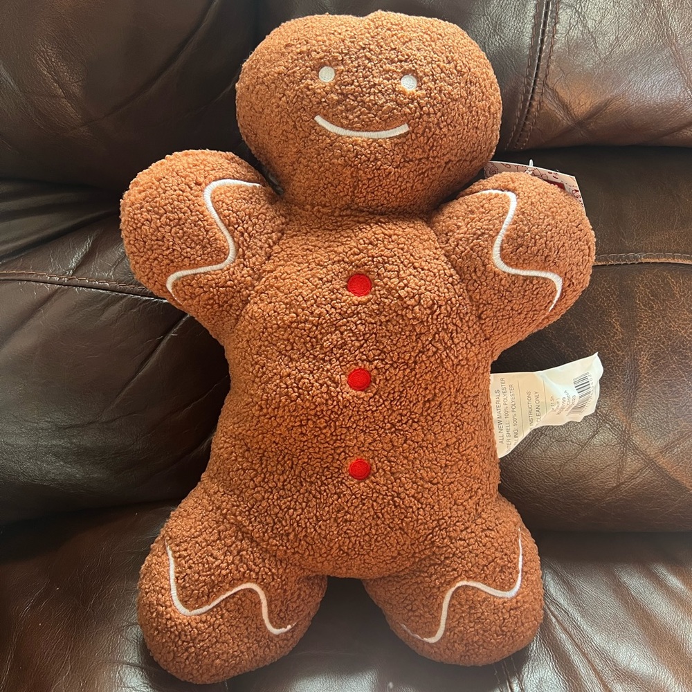 Gingerbread Man plush pillow